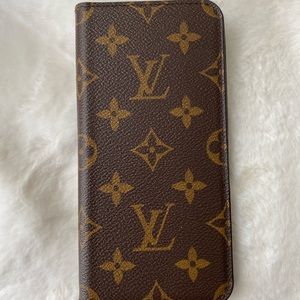 Louis Vuitton Monogram iPhone XS Max folio.